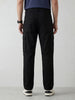 Men's casual cargo loose fit trousers | Black