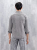 Men's Washed Slim Fit Denim Shirt | Grey