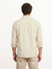 Comfort Fit Placement Printed Shirt | Beige