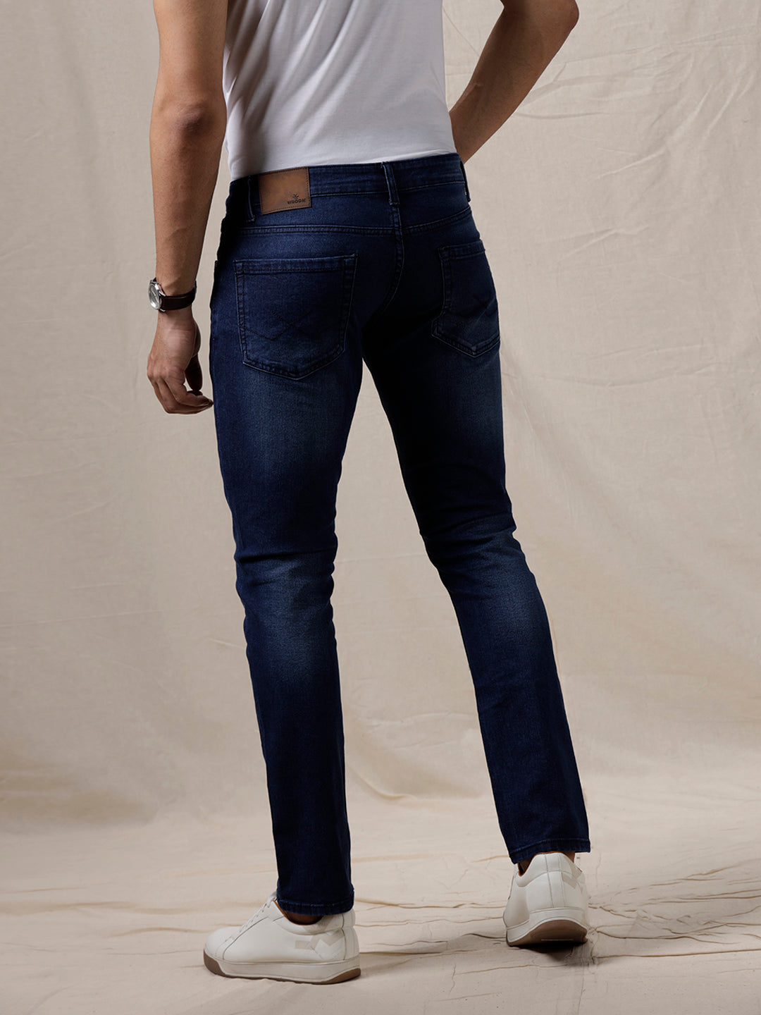 Solid Ease Casual Jeans