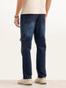 Classic Relaxed Fit Denim Cargos | Dark Blue