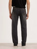 Straight Fit Denim Jeans | Grey