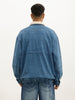 Classic Slim Fit Sherpa Denim Jacket | Blue