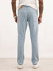 Faded Slim Fit Denim Jeans | Light Blue | WUJN2657F