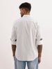 Solid Regular Fit Full Sleeve Shirt | White