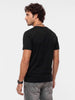 Slim Fit Placement Printed T-Shirt | Black