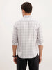 Regular Fit Checkered Shirt | Off White