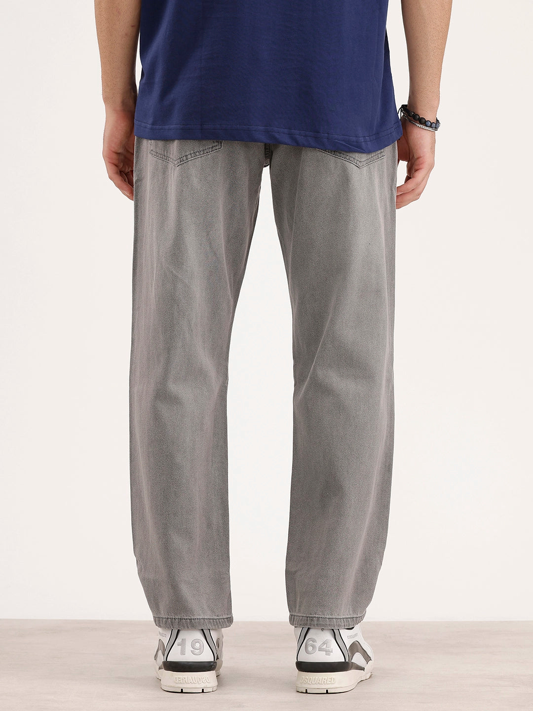 Solid Denim Jeans | Grey