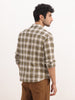 Comfort Fit Checkered Full Sleeve Shirt | Yellow