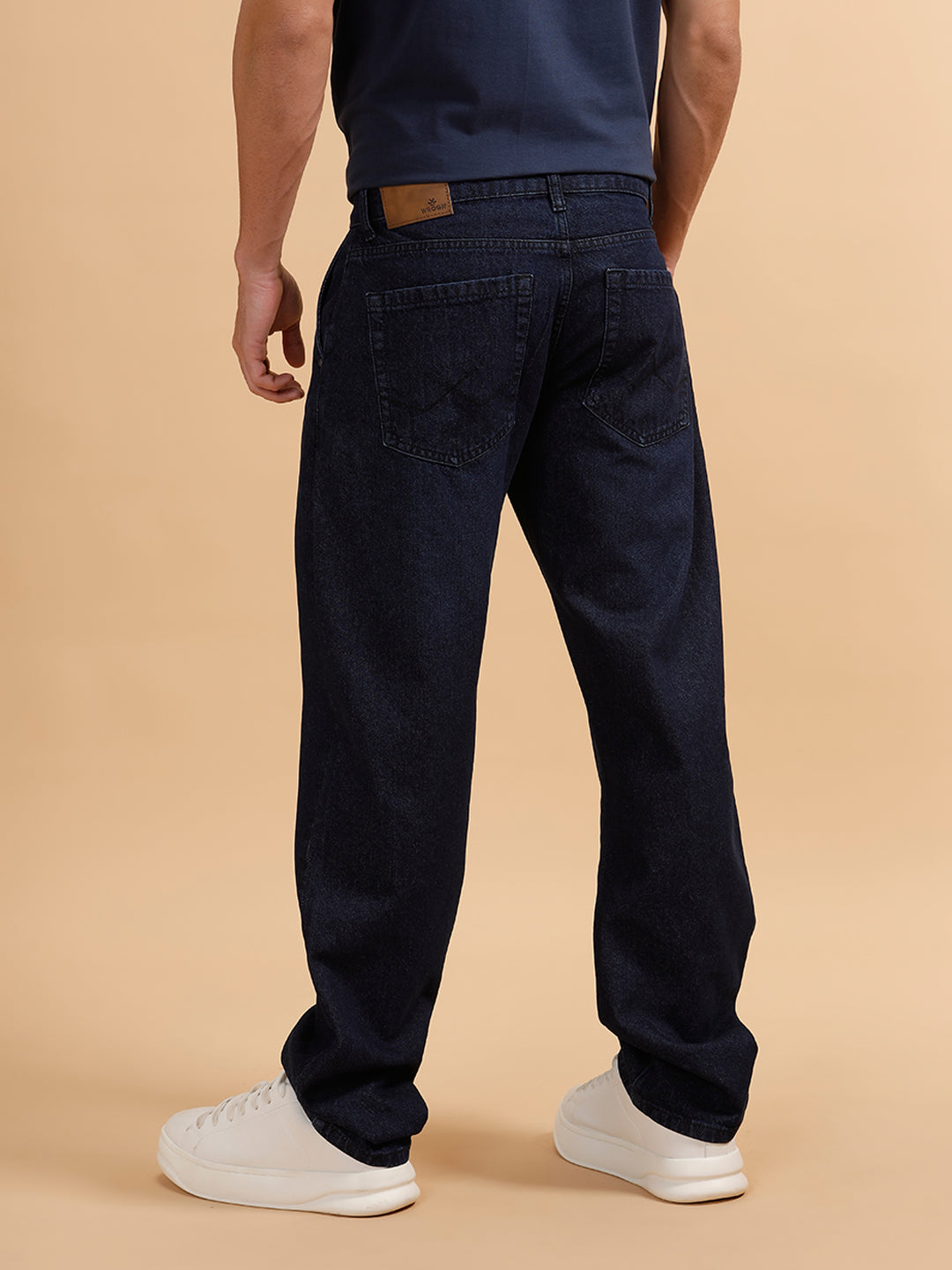 Light Fade Anti Fit Jeans | Dark Blue