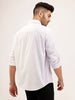 Regular Fit Gradient Shirt | White