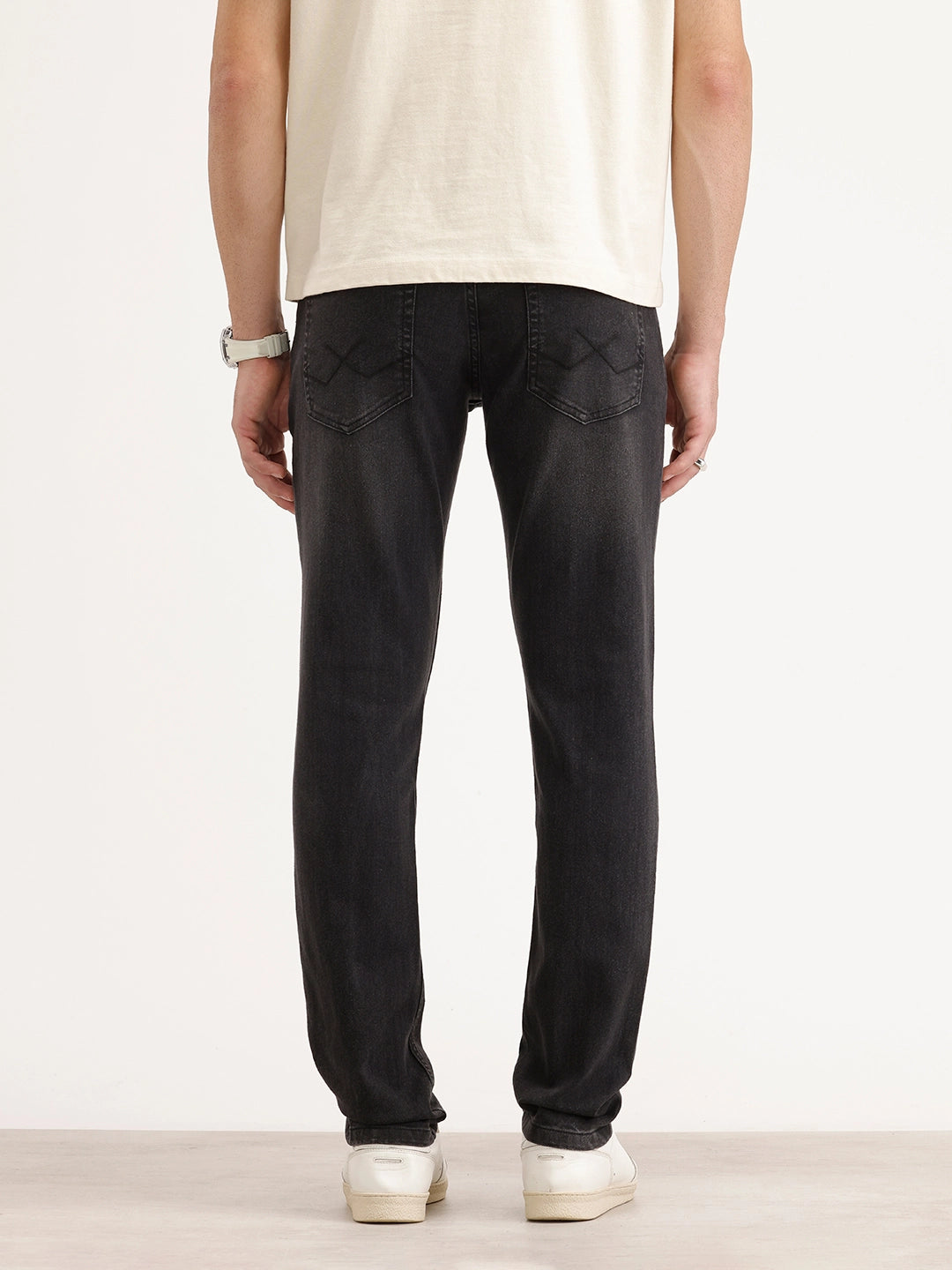 Slim Fit Denim Jeans | Dark Grey