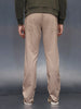 Men's casual straight fit trousers | Beige