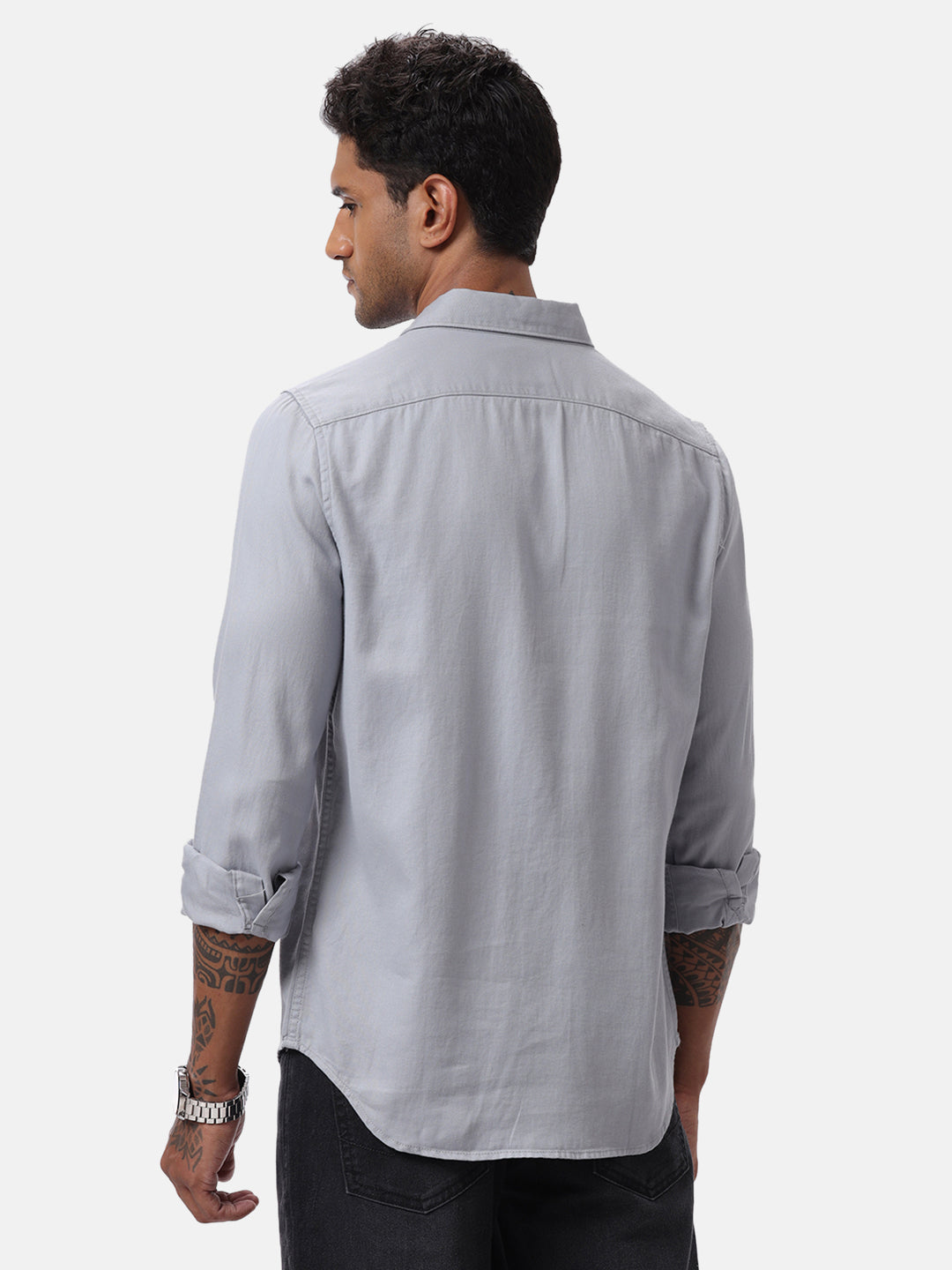 Solid Grey Premium Shirt