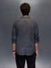 Men's Slim Fit Casual Shirt  |  Dark Grey