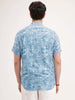 Slim Fit AOP Shirt | Blue
