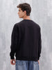 Men's Casual Branded Comfort Fit Sweatshirt | Black