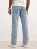 Solid Anti Fit Denim Jeans | Light Blue