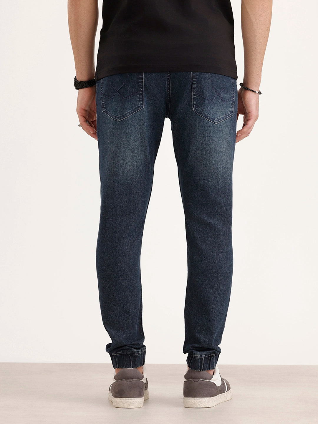 Jogger Fit Denim Jeans | Blue