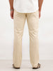 Solid Straight Fit Trouser | Beige