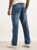 Faded Anti Fit Denim Jeans | Light Blue