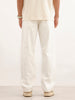 Solid Anti Fit Denim Jeans | White