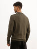 Solid Slim Fit Full Sleeve Polo T-Shirt | Olive | WPT02FSSL1628S
