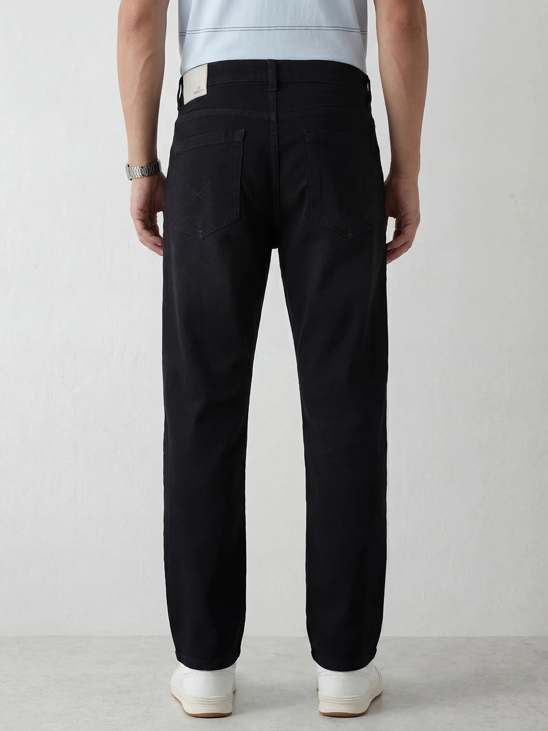 Solid Anti Fit Denim Jeans | Dark Blue