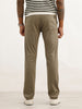 Classic Solid Slim Fit Trouser | Olive