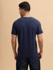 Solid Slim Fit T-Shirt  | Navy Blue
