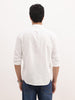 Solid Slim Fit Full Sleeve Shirt | White