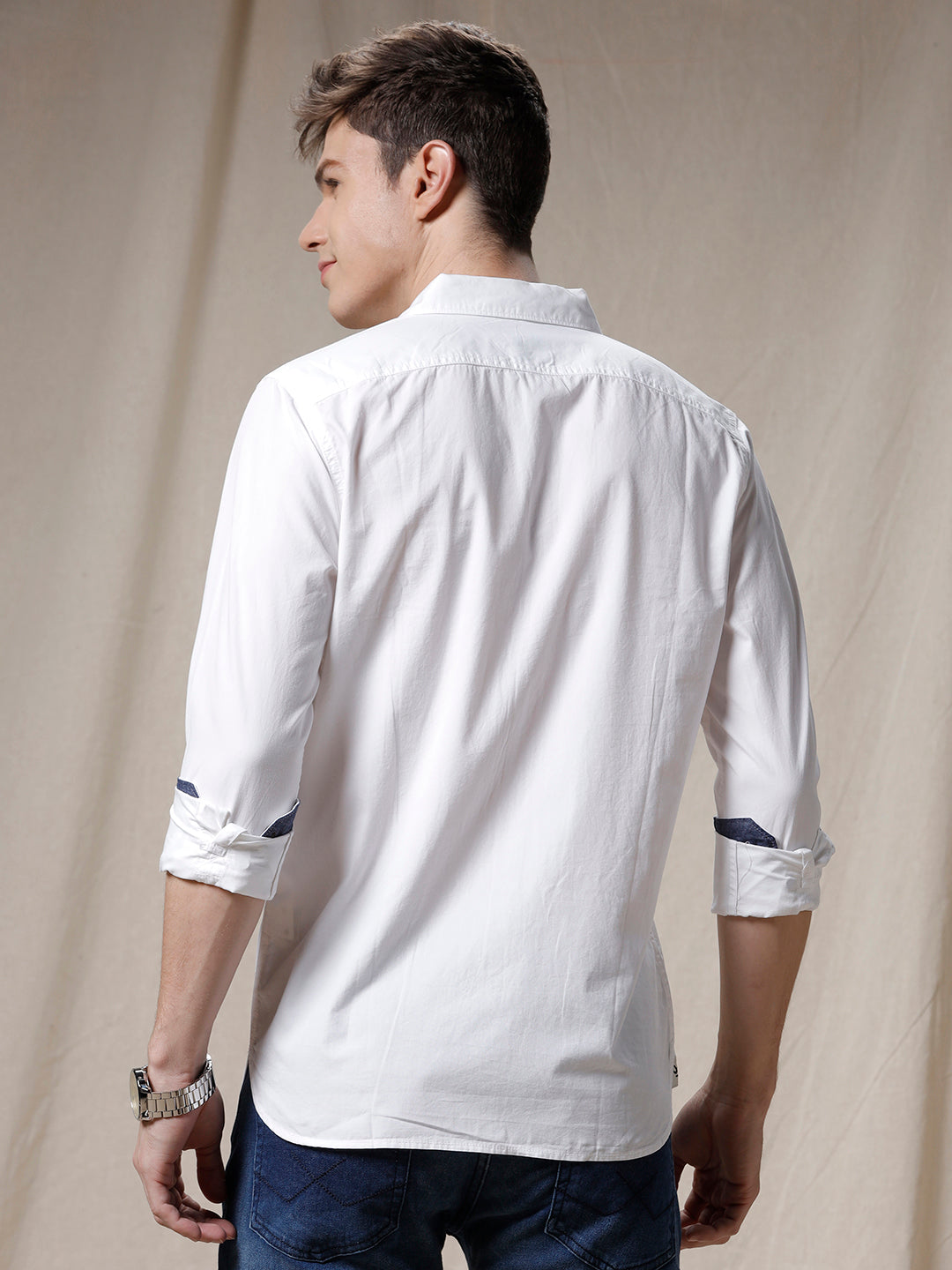 Solo Stripe White Shirt