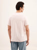 Slim Fit Placement Printed T-Shirt | Pink