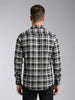 Regular Fit Checkered Shirt | Black