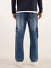 Classic Mid-Rise Cargo Fit Jeans