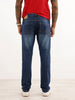 Faded Slim Fit Denim Jeans | Dark Blue