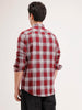 Slim Fit Checkered Shirt | Red
