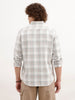 Regular Fit Checkered Shirt | Grey