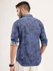 Regular Fit AOP Shirt | Navy Blue