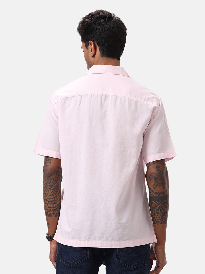 Light Pink Resort Collar Shirt