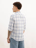 Regular Fit Full Sleeve Checkered Shirt | White | WWSH0713MAZ