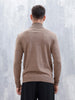 Men’s Casual Turtle Neck Sweater | Brown