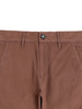 Brown Straight Fit Cargo Trousers