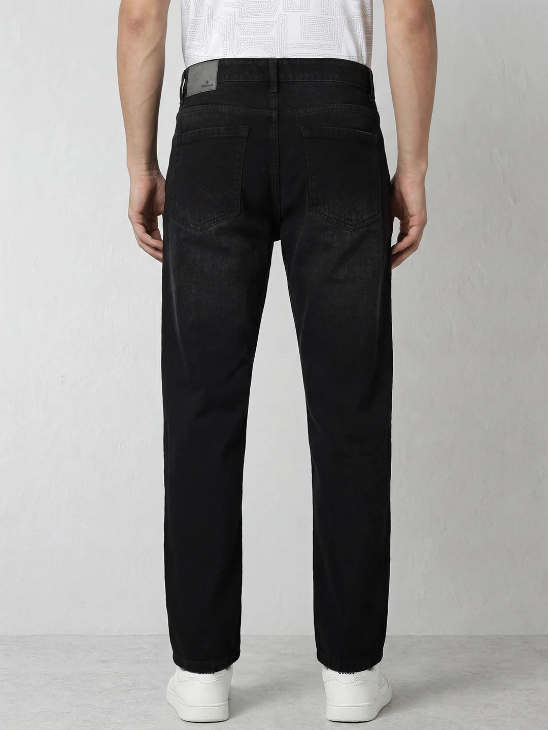 Loose Fit Denim Jeans | Black