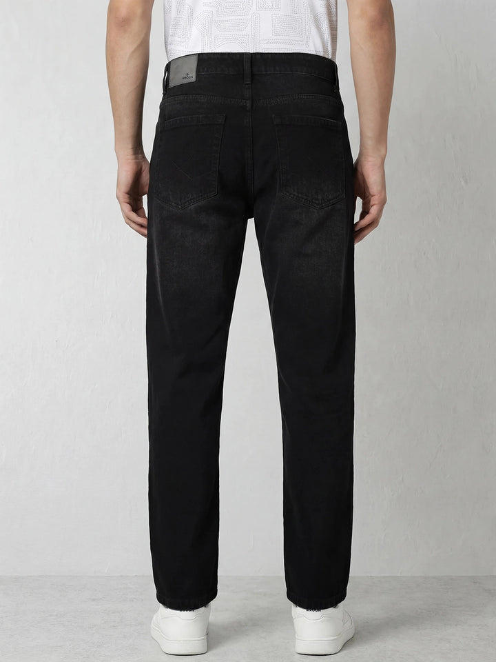 Loose Fit Denim Jeans | Black