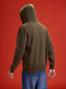 All-Day Casual Comfort Fit Hooded Sweatshirt | Olive