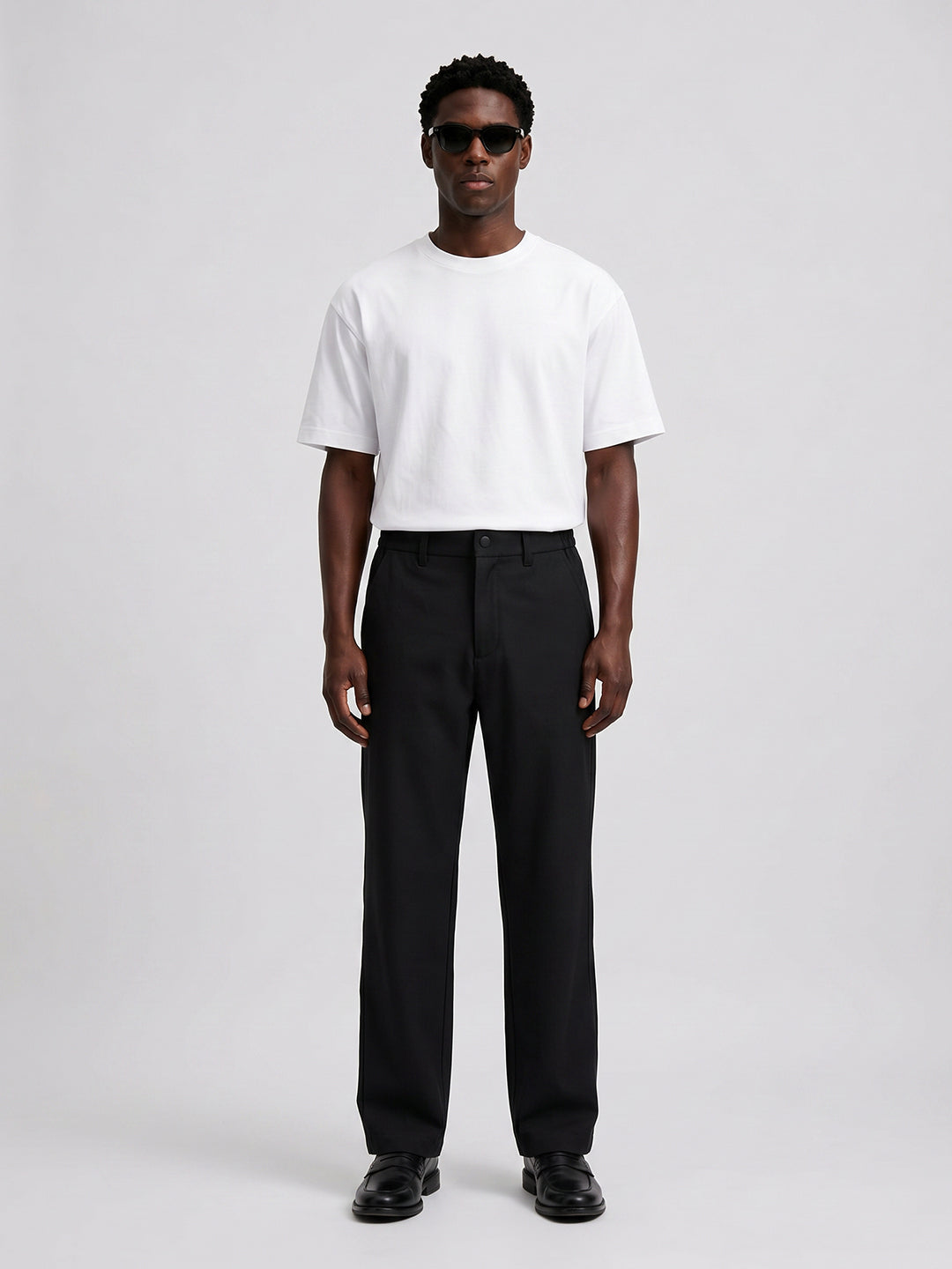 Travelite Straight Fit Trousers | Essential |  Black