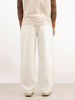 Solid Loose Fit Denim Jeans | White | WTJN1089M