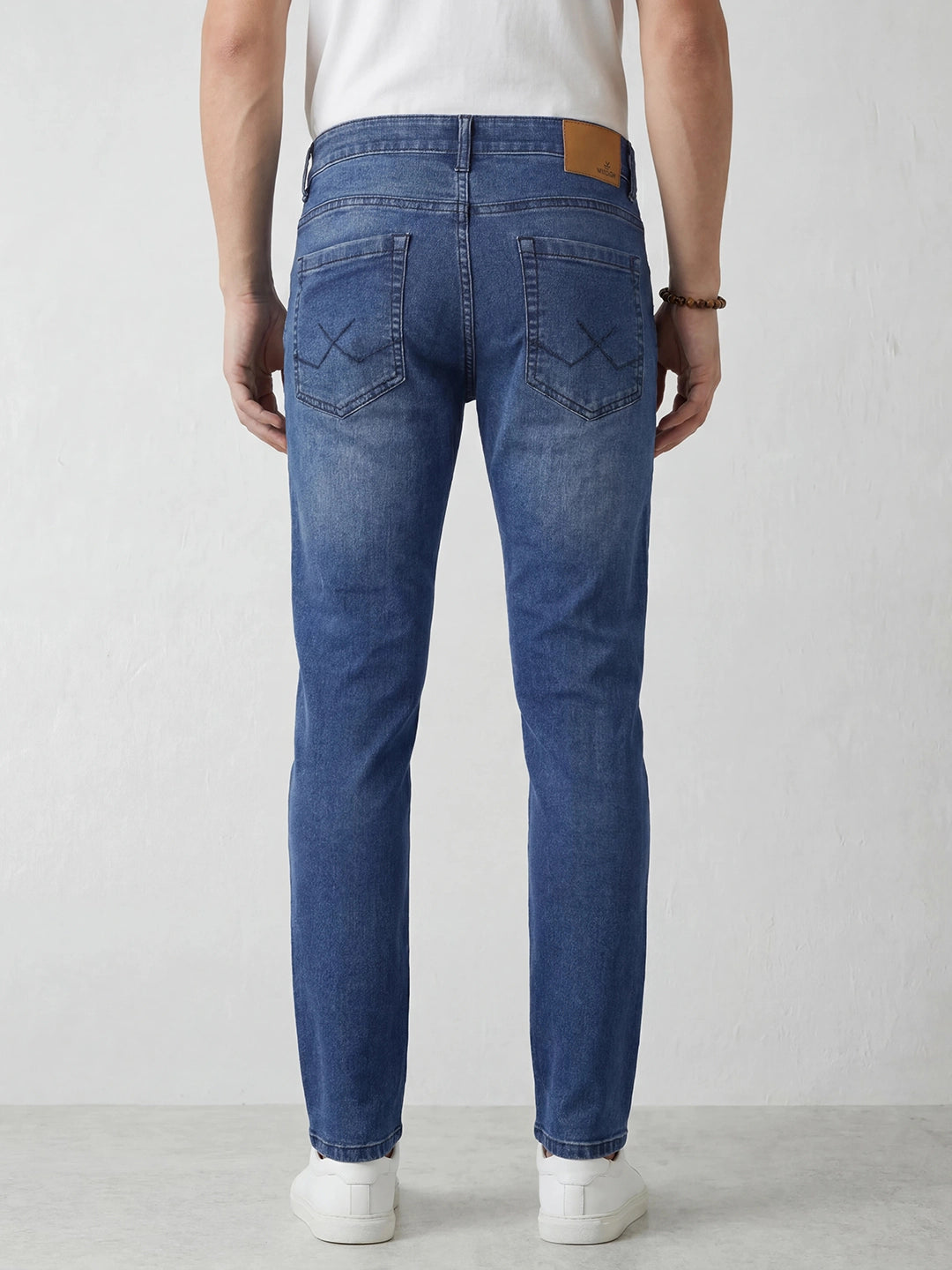 Straight Fit Denim Jeans | Blue