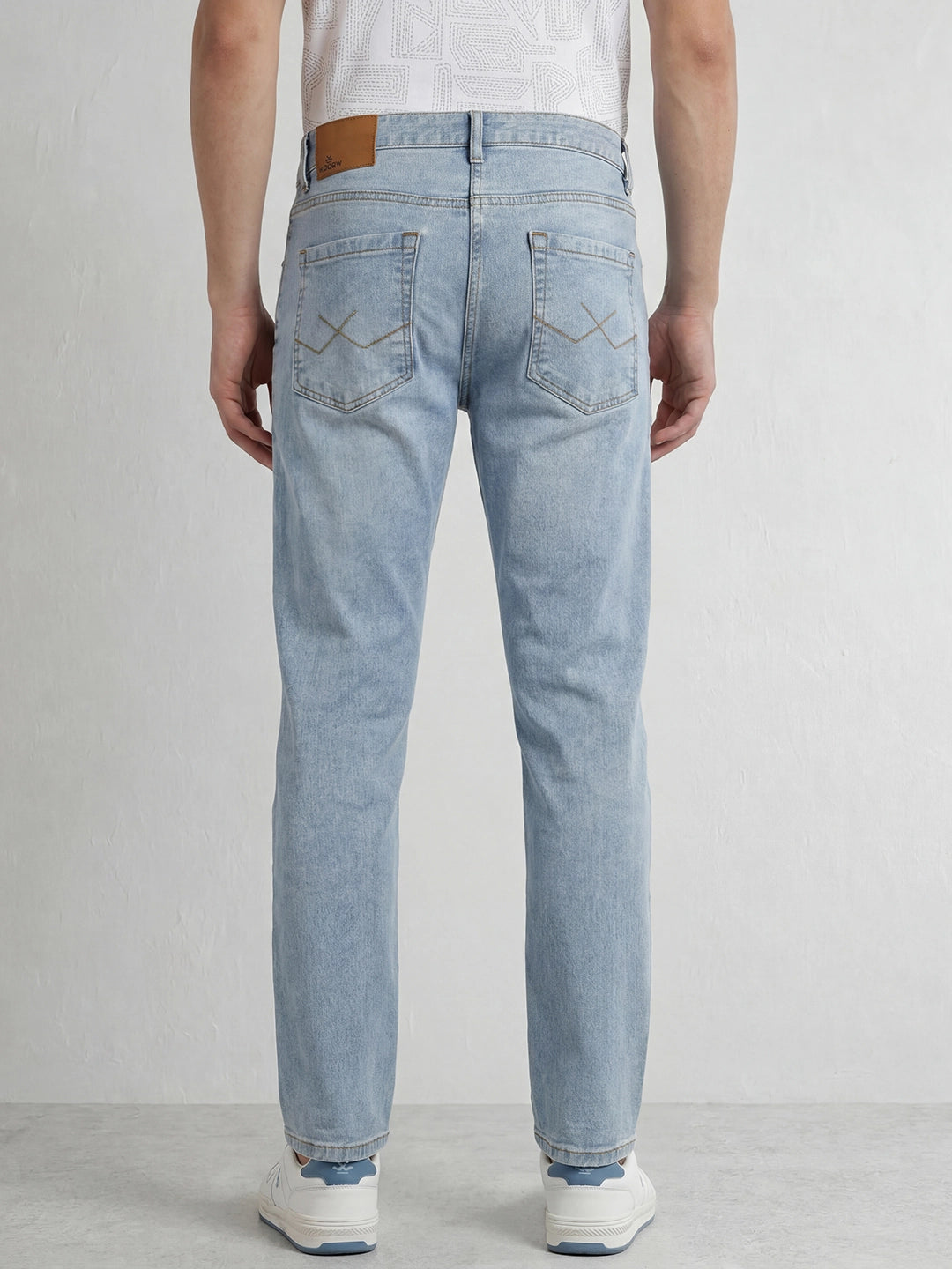 Faded Anti Fit Denim Jeans | Light Blue